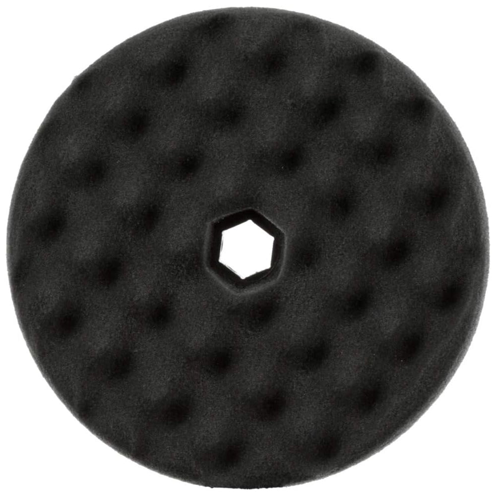 3M Perfect-It Foam Polishing Pad, 33285 - 6", Double Sided, Quick Connect, Black