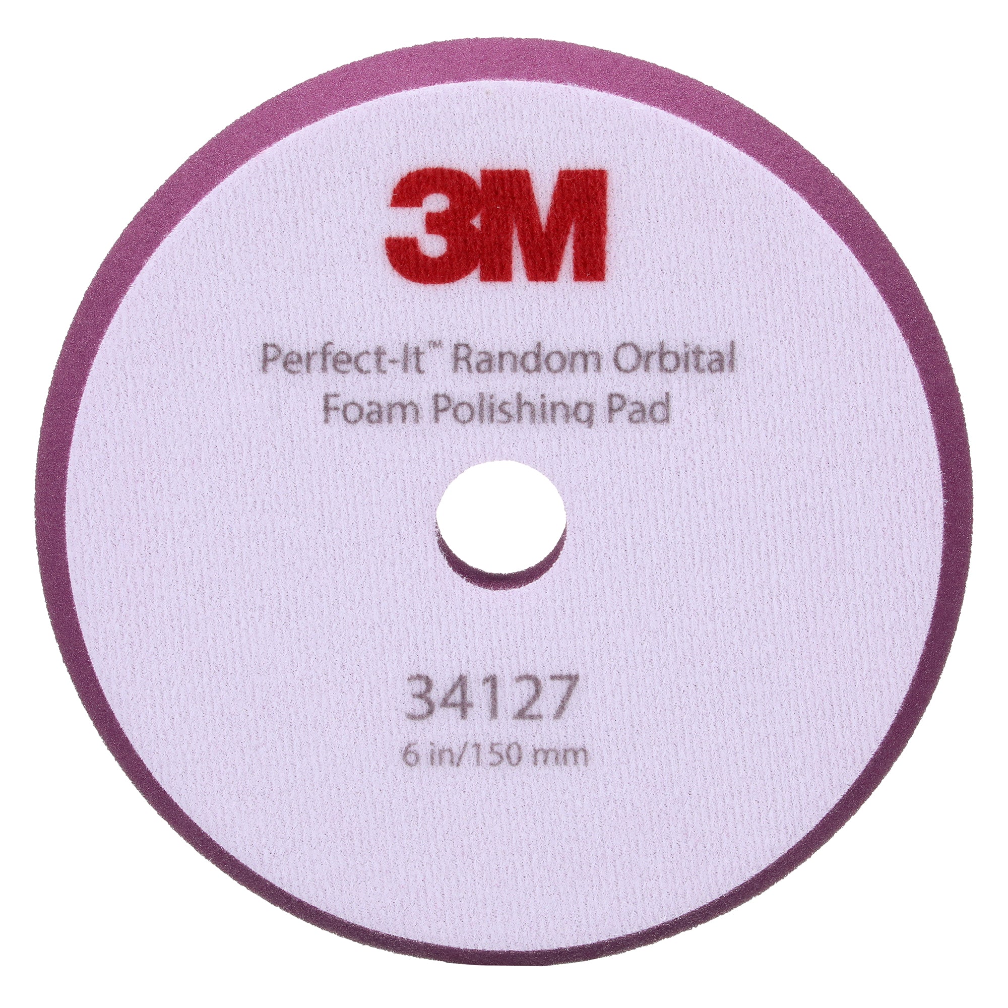 3M Perfect-It Random Orbital Foam Polishing Pad, 34127 - 6" Purple Foam (2 pack)