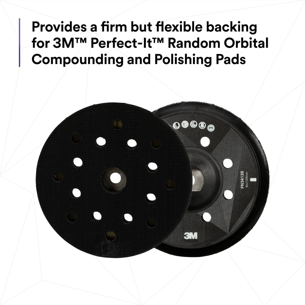 3M Perfect-It Random Orbital Polisher Back-up Pad, 34128 - 5"