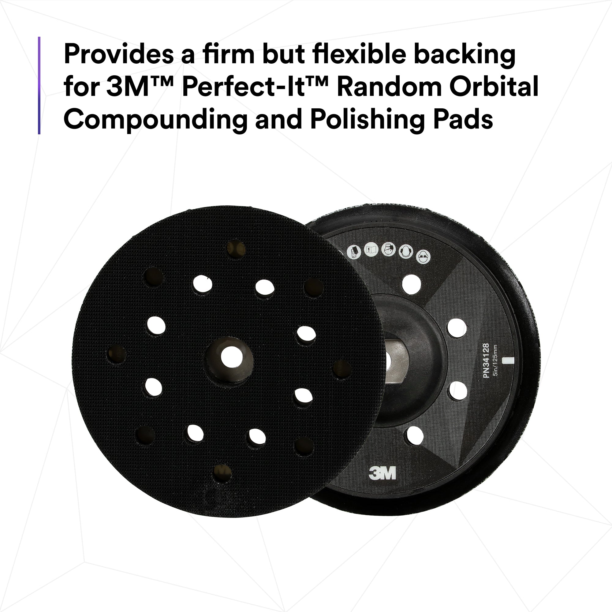 3M Perfect-It Random Orbital Polisher Back-up Pad, 34128 - 5"