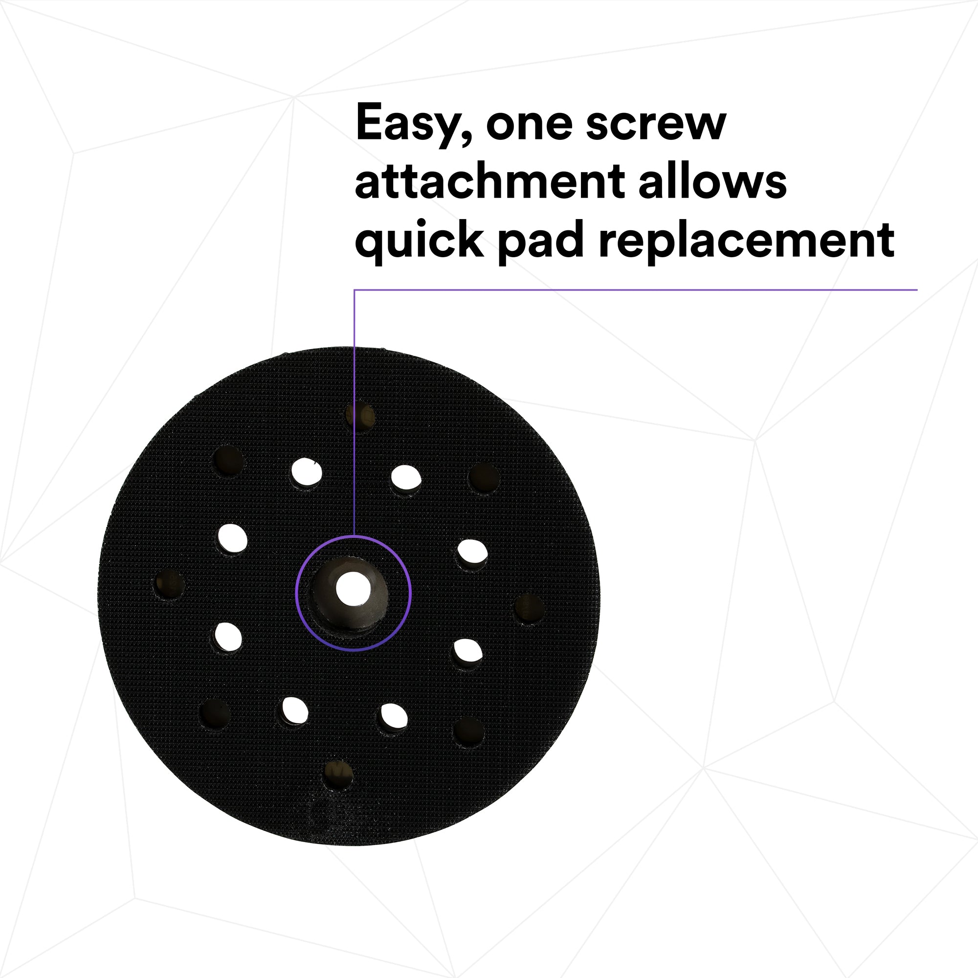 3M Perfect-It Random Orbital Polisher Back-up Pad, 34128 - 5"