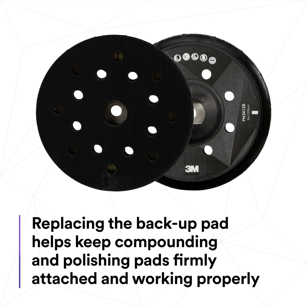 3M Perfect-It Random Orbital Polisher Back-up Pad, 34128 - 5"