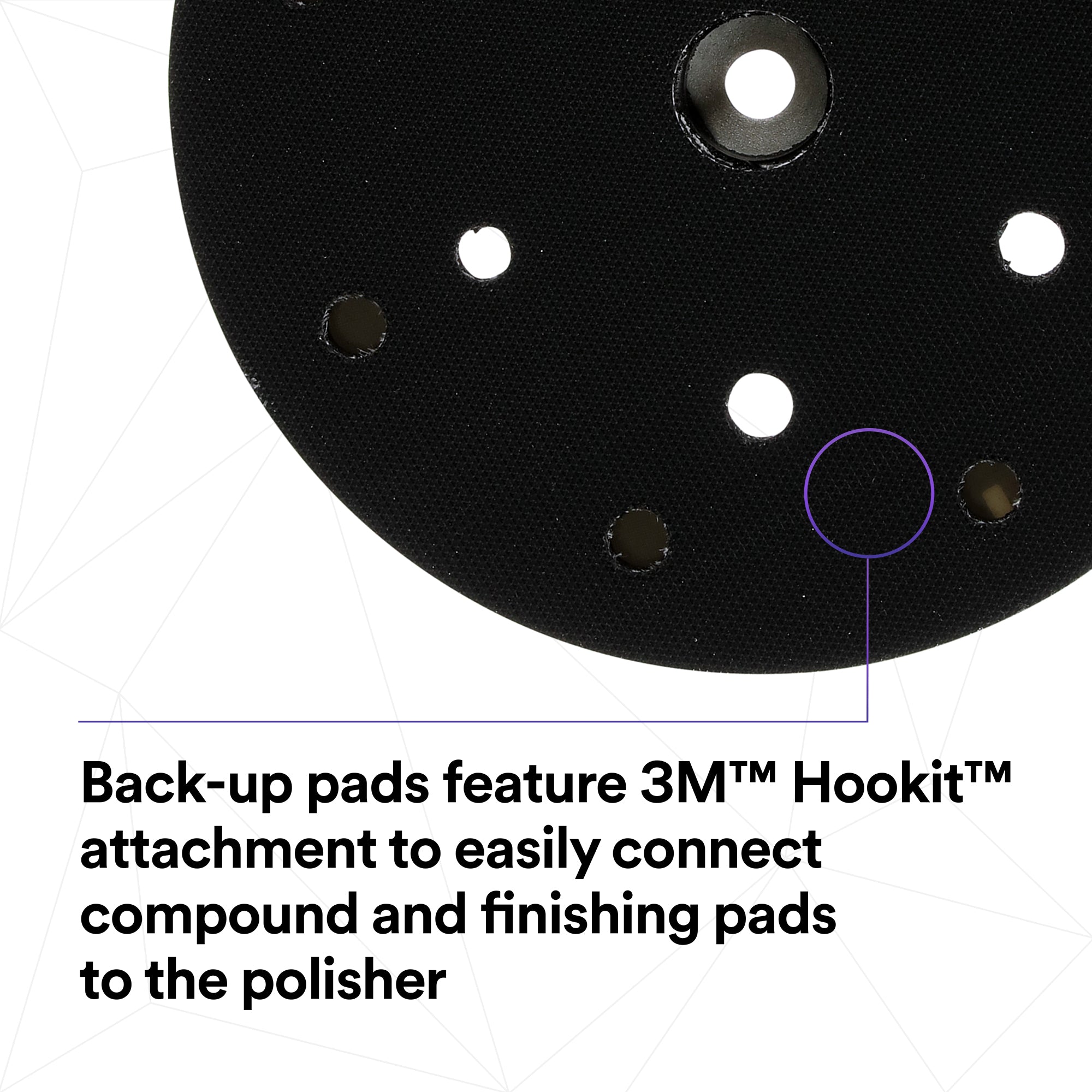 3M Perfect-It Random Orbital Polisher Back-up Pad, 34129 - 6"