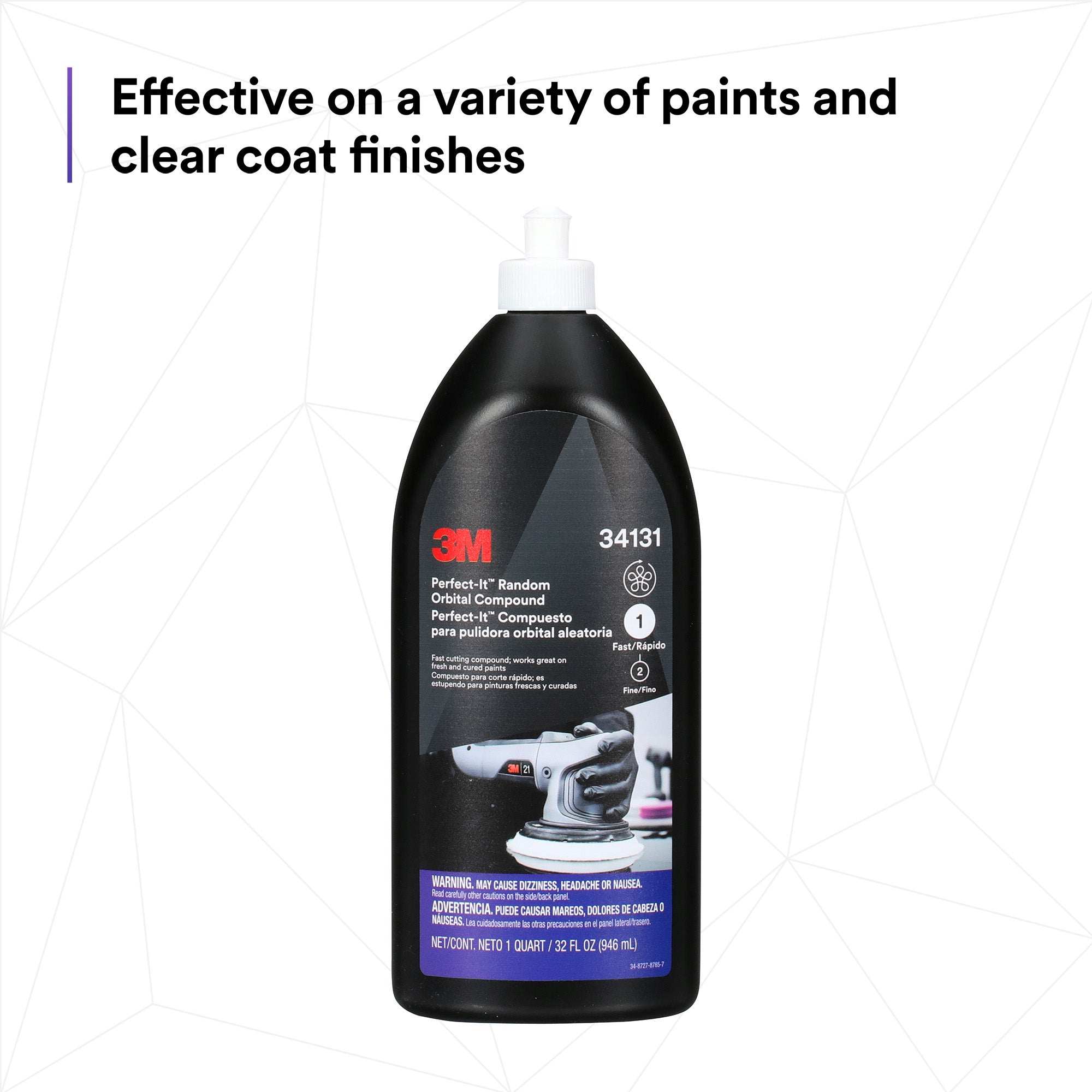 3M Perfect-It Random Orbital Compound, 34131 - 32 oz.