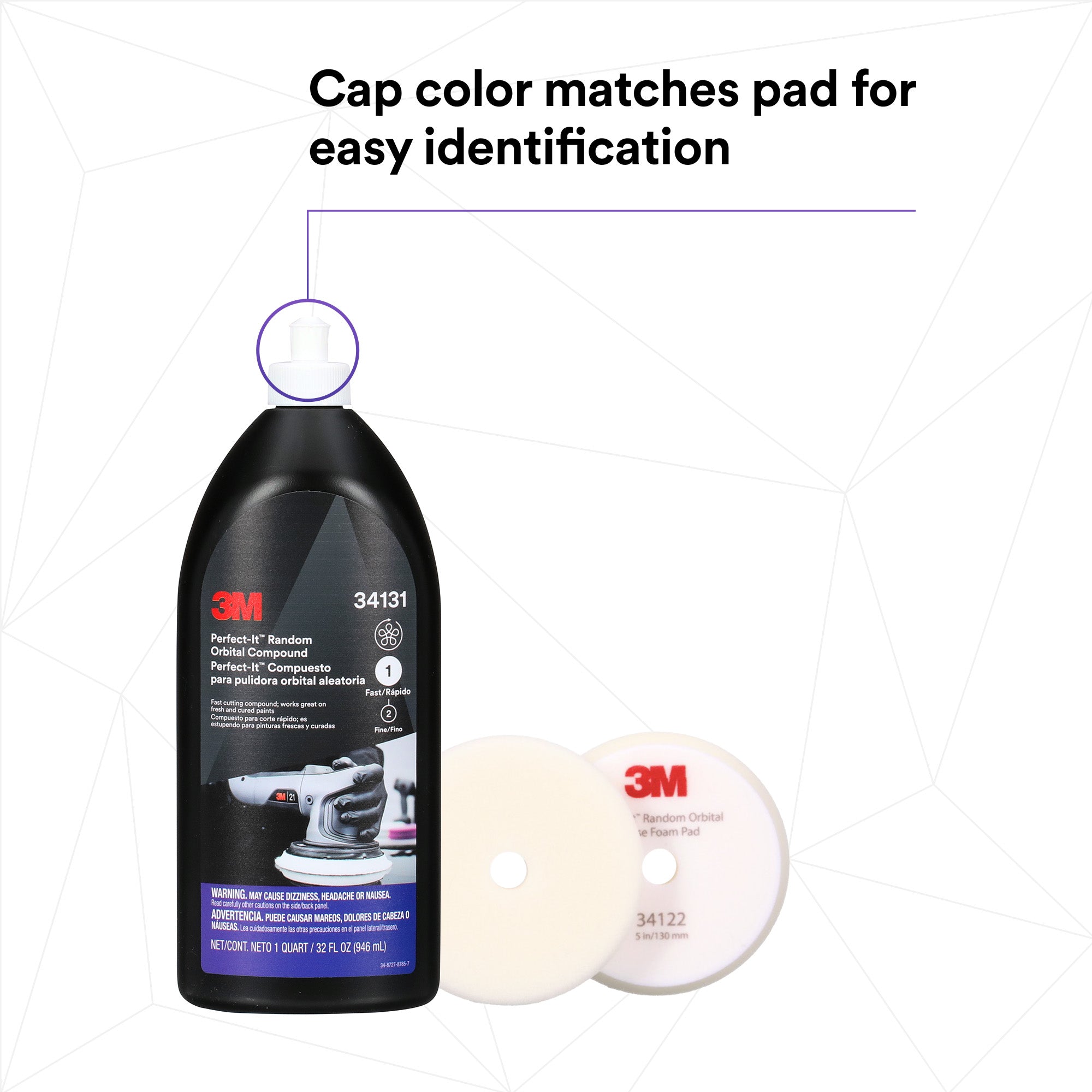 3M Perfect-It Random Orbital Compound, 34131 - 32 oz.