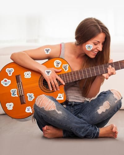 100Pcs Cute Koala Stickers, Waterproof Animal Sticker for Water Bottle Laptop Phone Cases Planner Skateboard Luggage Helmet Party Favor Decor, Ideal for Adults Teens Teacher Rewards