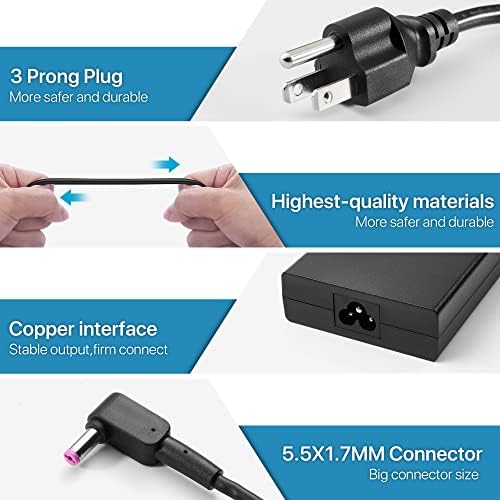 135W Laptop Charger Fit for Acer-Nitro 5 Gaming Laptop - (Compatible with N18C3 AN517-51 AN515-51 52 53 54 55 57 45 N18C4 Series)