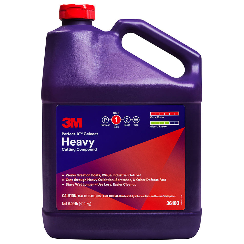 3M Perfect-It Gelcoat Heavy Cutting Compound, 36103 - 1 gal.