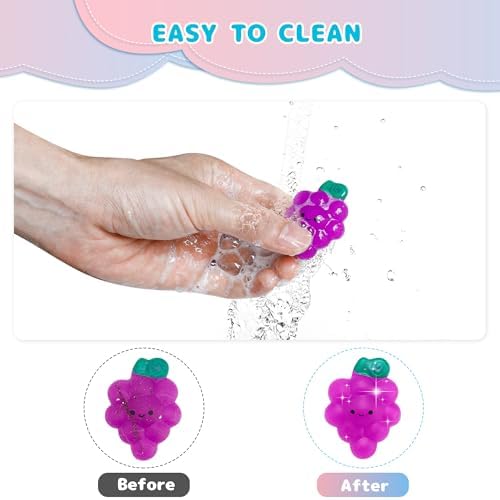 100Pcs Party Favors for Kids 4-8-12, Kawaii Mochi Squishy Toys for Kids, Bulk Fidget Toys Treasure Box Toys for Classroom Prizes,Valentine's Day Easter Egg Fillers Birthday Gifts for Kids