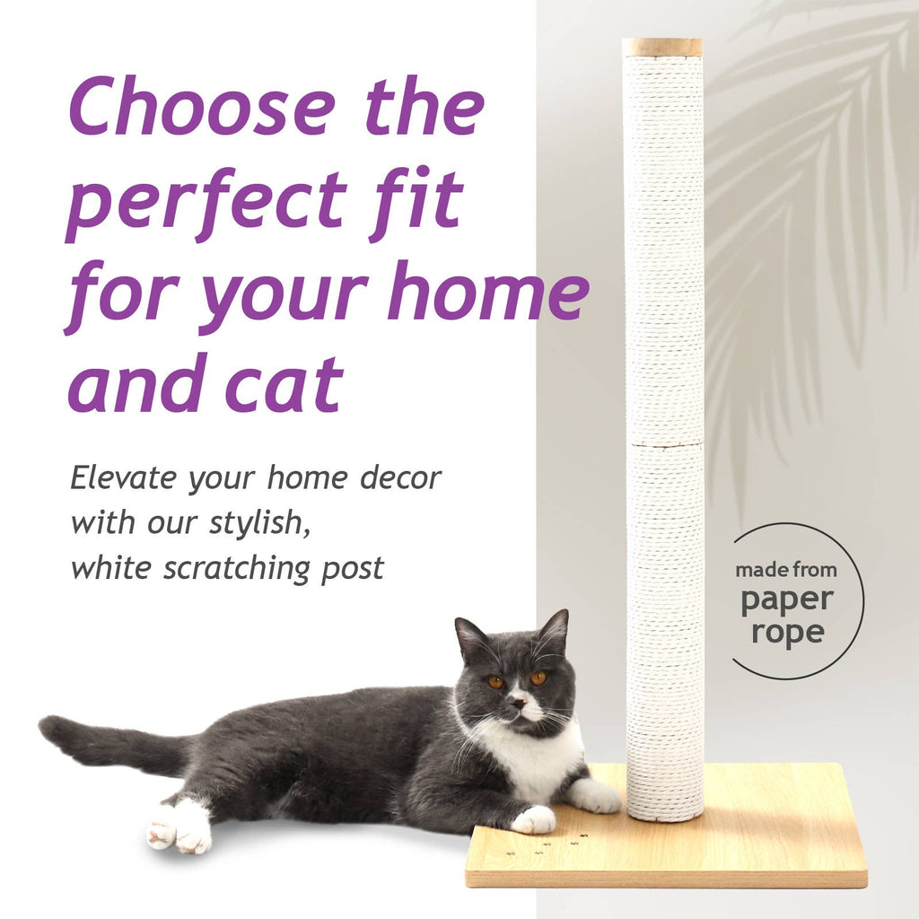 Necoichi Premium Comfort Cat Scratching Post – Sturdy, Stylish, Replaceable Pad