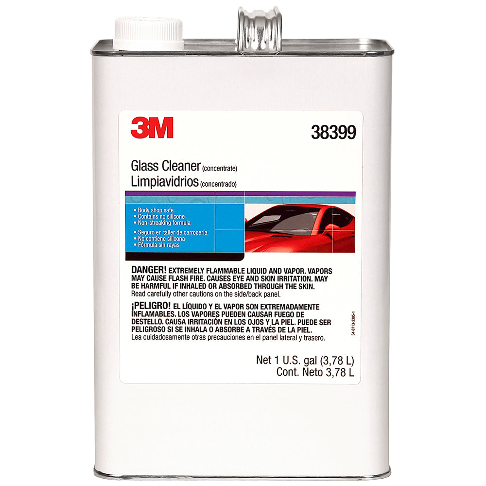 3M Body Shop Clean-Up Glass Cleaner, 38399 - 1 gal.