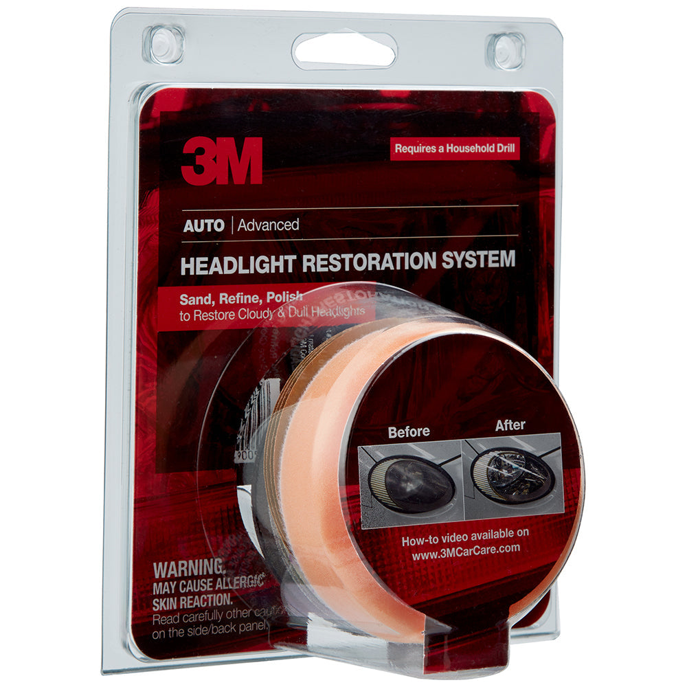 3M Headlight Lens Restoration System, 39008