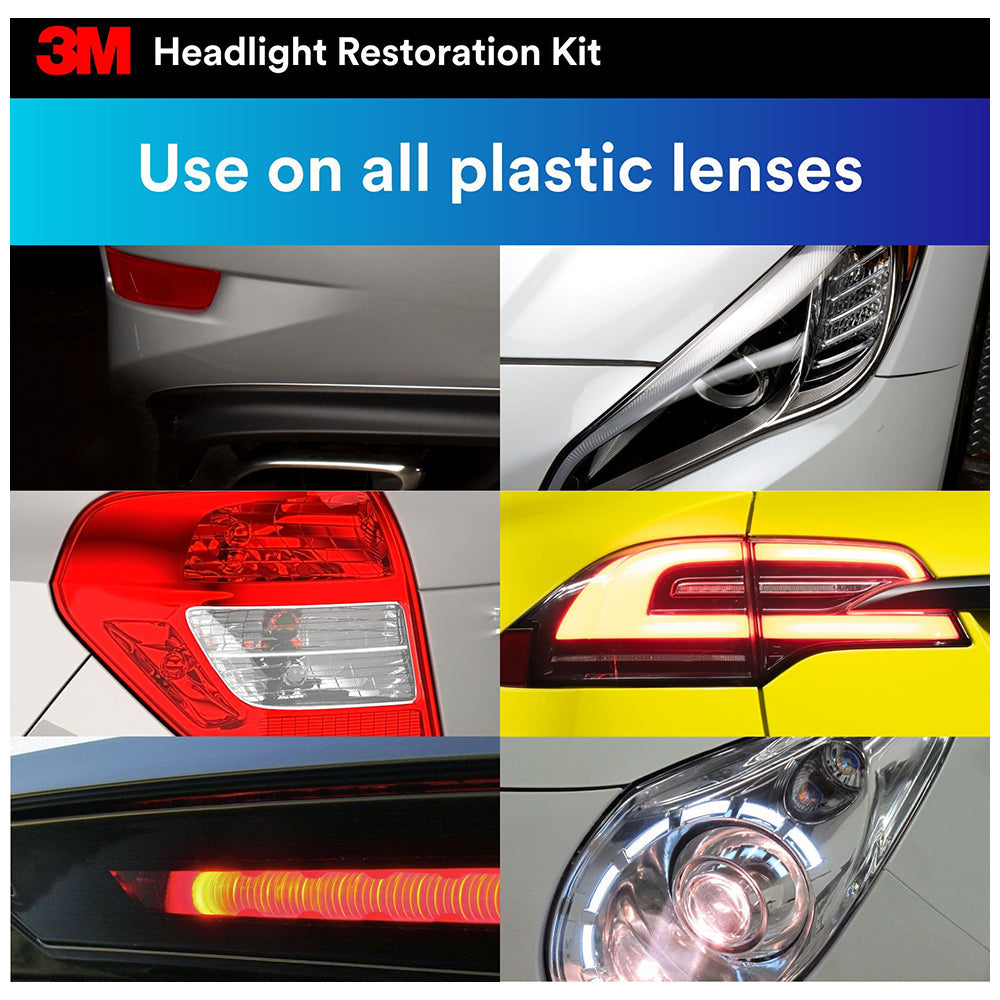 3M Headlight Lens Restoration System, 39008