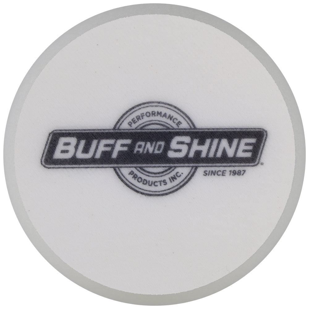Buff and Shine Uro-Tec Foam Finishing Pad - 3", White (2 pack)