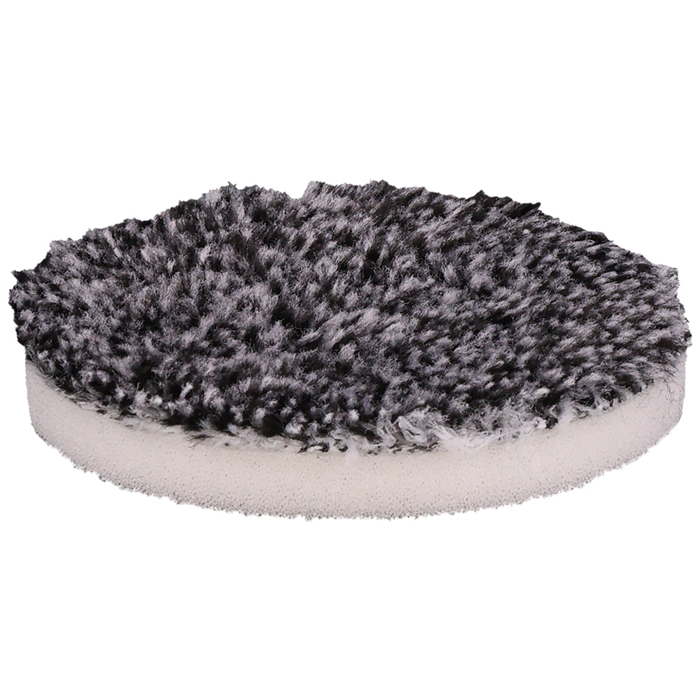 Buff and Shine Uro-Fiber Microfiber Cutting Pad - 3", Black/White (2 pack)