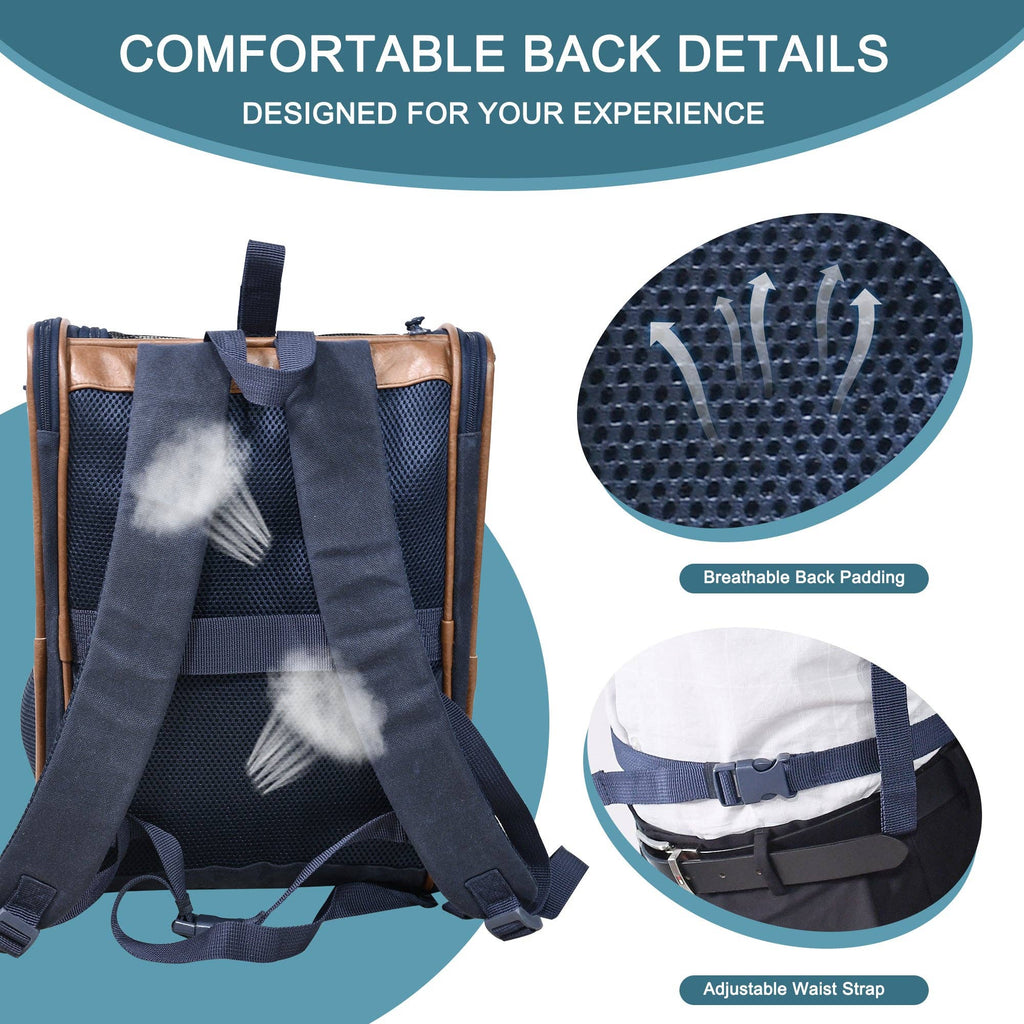 Jespet Pet Backpack for Dogs and Cats