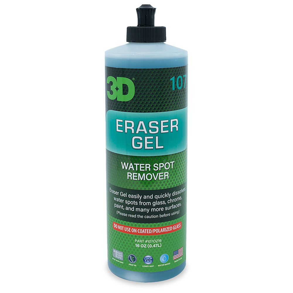 3D Eraser Gel, Water Spot Remover - 16 oz.