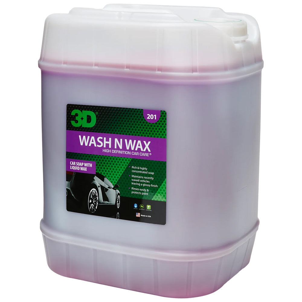 3D Wash N Wax - 5 gal.
