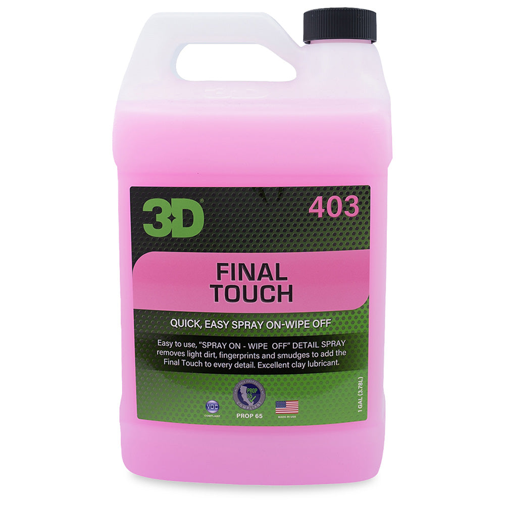 3D Final Touch Quick Spray Detailer - 1 gal.