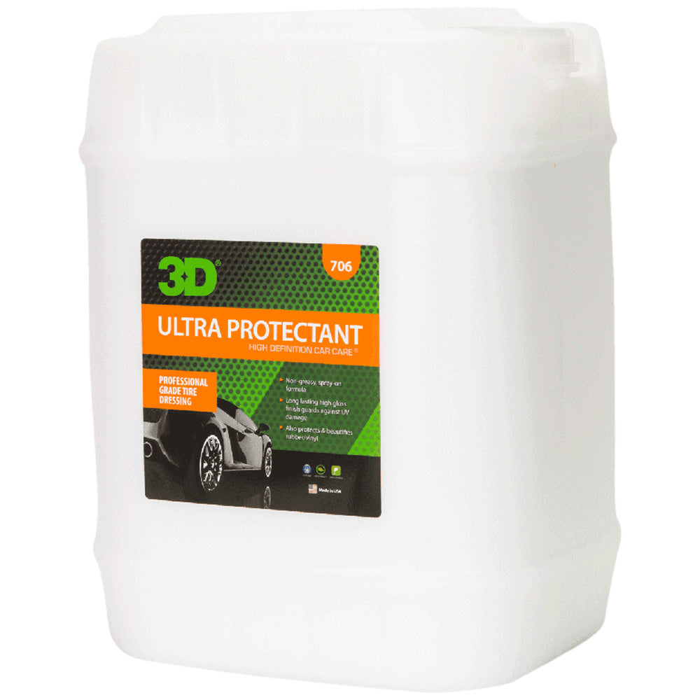 3D Ultra Protectant, Professional Grade Tire Dressing - 5 gal.
