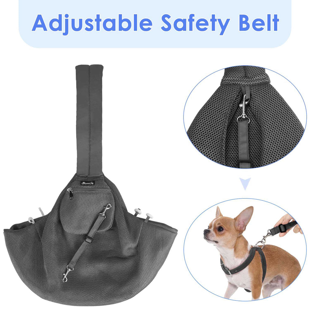 Pet Hand Free Sling Bag - Grey