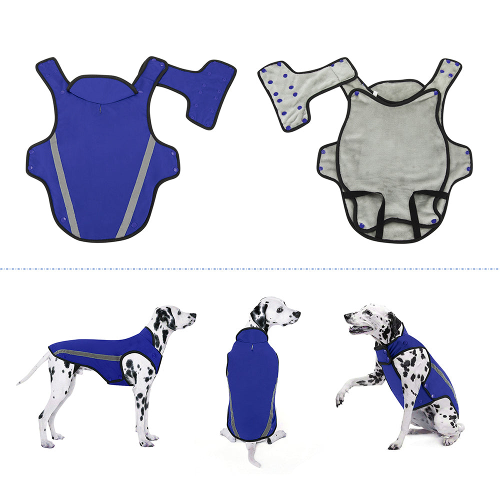 Winter Dog Jacket - Blue