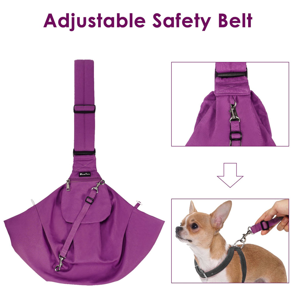 Pet Hand Free Sling Bag - Fuchsia