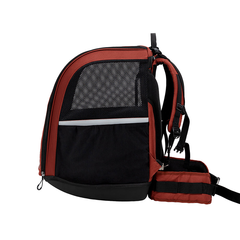 Ibiyaya Champion Large Dog/Cat Carrier Backpack with Window 3-in-1 Travel Backpack & Car Seat Booster