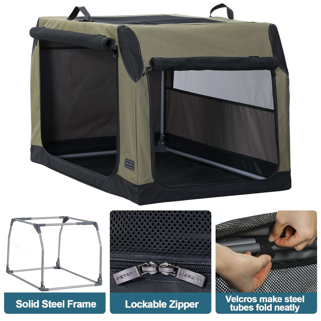PETSFIT Soft-Sided Portable Travel Kennel for Pet