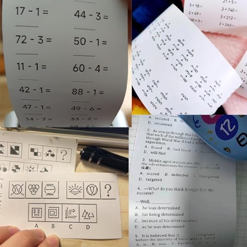 12Rolls Mini Printer Paper, Thermal Sticker Paper,Self-adhesive, Instant Camera Print Refill Paper，photo Printer Label Compatible with Kidizoom Print Camera Most Kids Instant Camera(57 * 25mm)