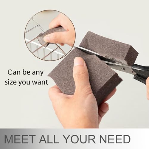 12Pcs Sanding Sponge 120 Grit Medium Sanding Blocks for Drywall Metal Wood Washable and Reusable
