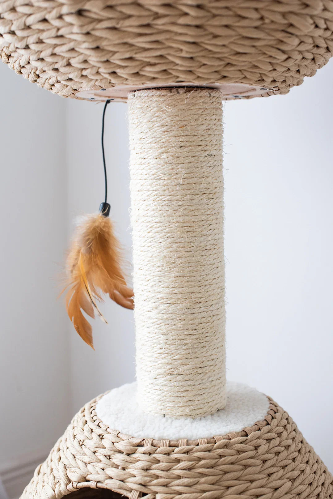 Petpals Walk Up Natural Aesthetic, Handwoven Cat Tree