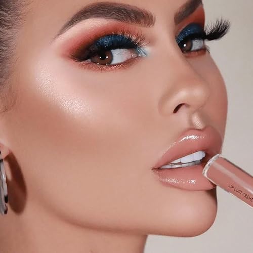 12 Color Cream Lip Gloss, 2024 Long-Lasting Moisturizing Velvet Lip Lipstick, Non-Stick to Cup, Waterproof, Hydrating Lip Tint Natural Jelly Lipstick (03#, 1.2 Fl Oz)