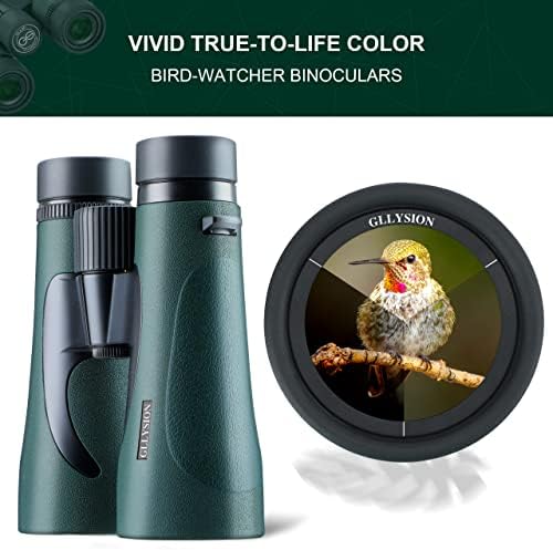 10X42 Professional UHD Binoculars for Adults with Phone Adapter, High Power Binoculars with BaK4 prisms, Super Bright Lightweight & Waterproof Binoculars Perfect for Bird Watching, Safari, Stargazing