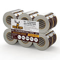 12 Pack Buck Professional Grade Aluminum Foil Tape - 3 Inch x 216ft (72 yd) 3.6 Mil - Ideal for HVAC, Insulation, Pipes & Metal Repair - Heat Resistant & Waterproof - Perfect for Sealing Ducts & Vents