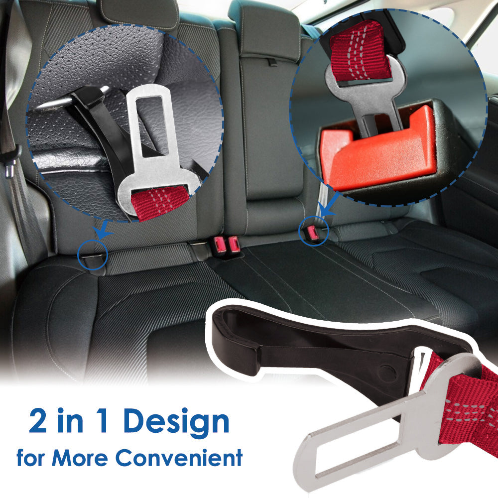 2 Pack Lartch Bar Attachment Seat Belt - Red