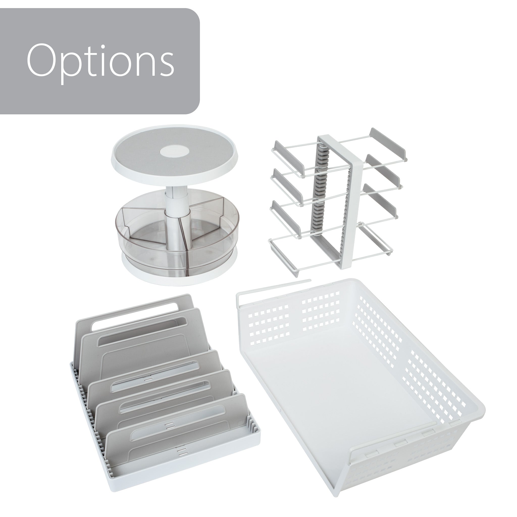 4-Tier Bakeware & Kitchen Wrap Organizer
