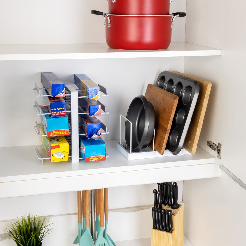 4-Tier Bakeware & Kitchen Wrap Organizer