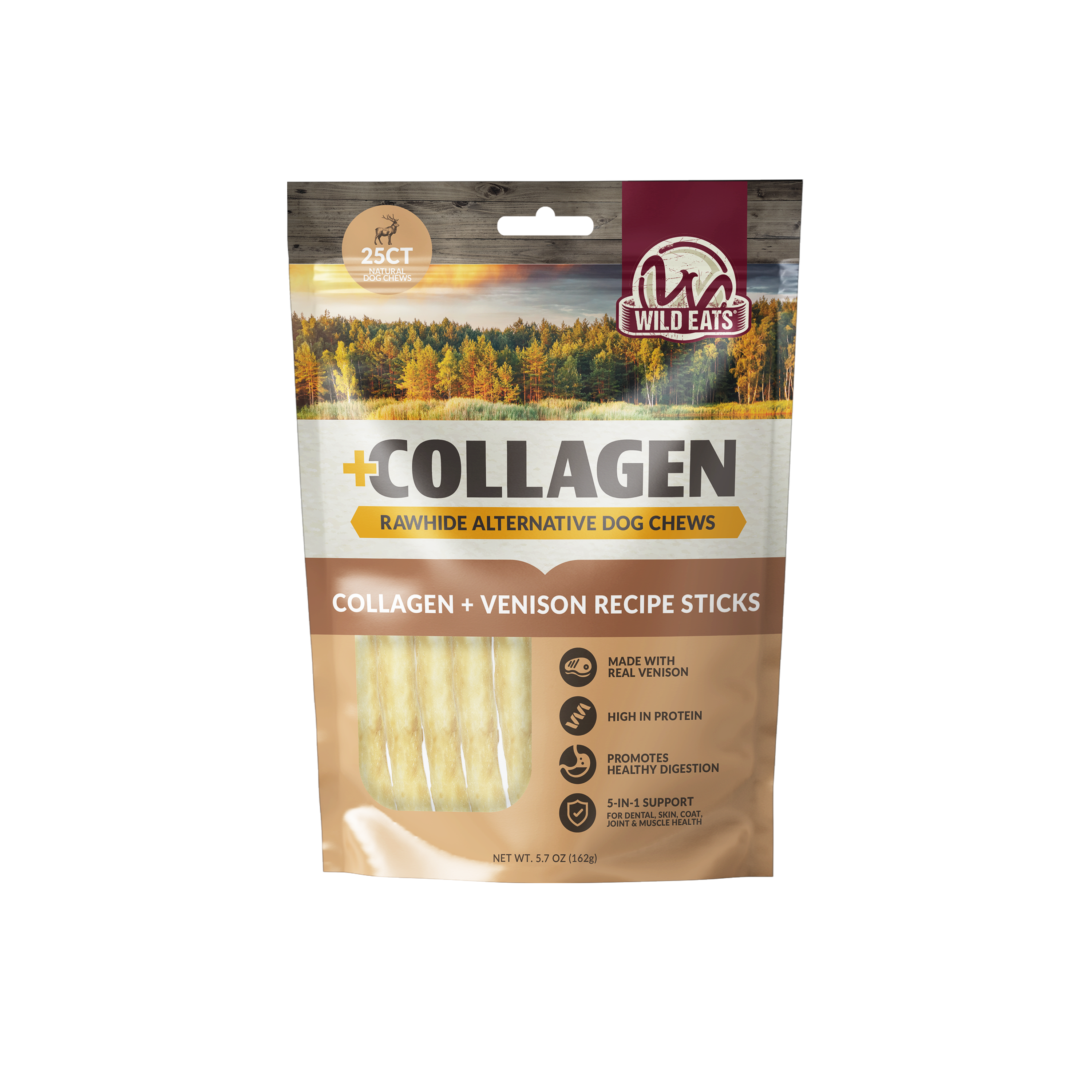 Wild Eats Collagen Venison Recipe Sticks