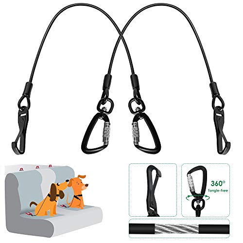 Dog Chew Proof Seat Belt - 2 Packs