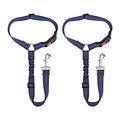 2 Pack Dog Headrest Restraint Seat Belt - Blue