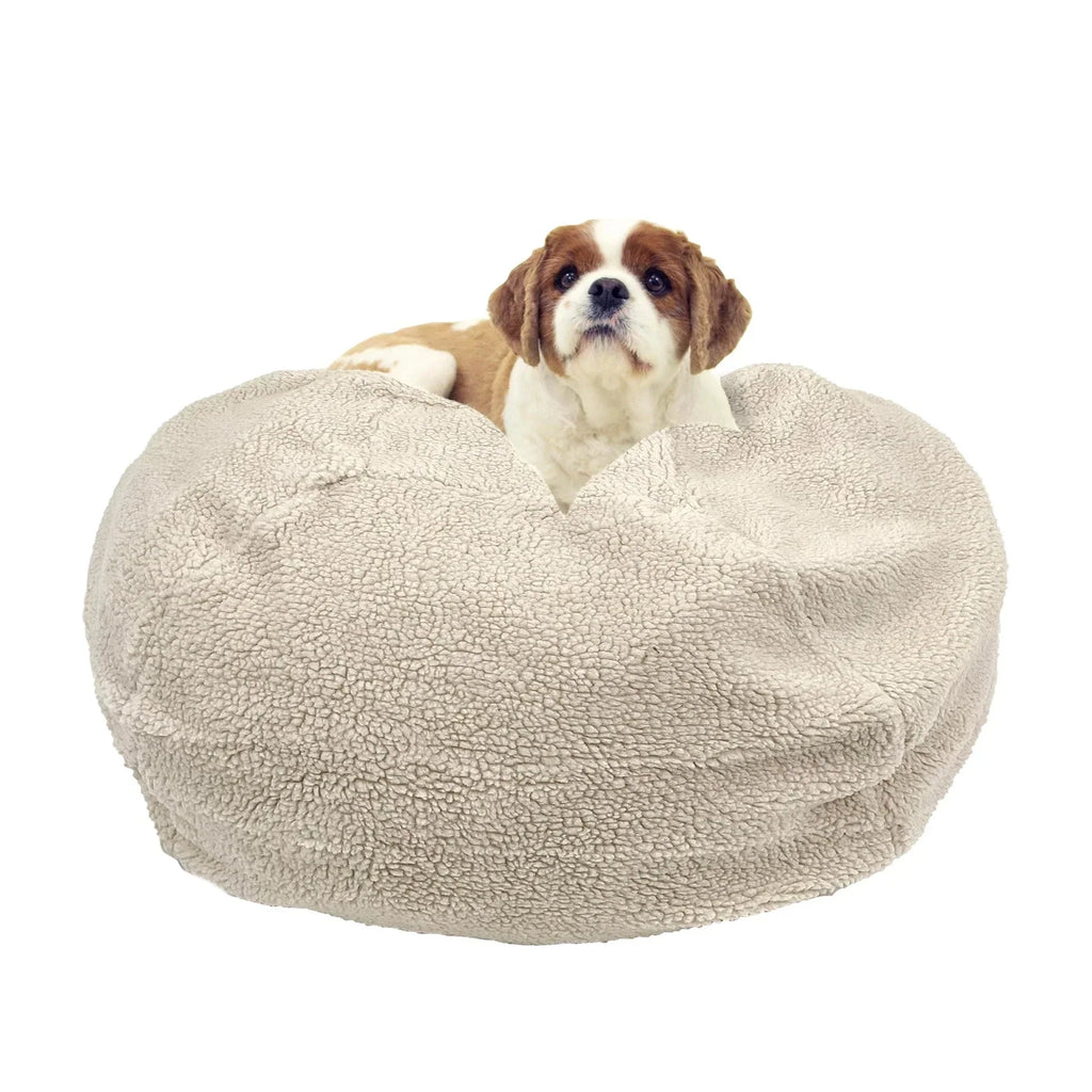 Faux Fur Puff Ball® Dog and Cat Bed by Carolina Pet Company