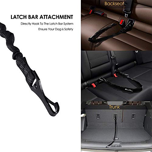 Dog Car Safety Latch Bar Seat Belt - 2 Pack