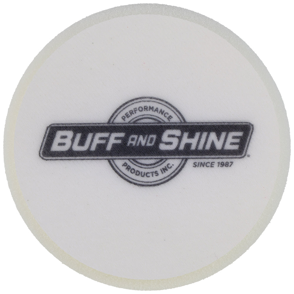 Buff and Shine Orbital/DA Foam Ultra Finishing Pad - 4", White (2 pack)