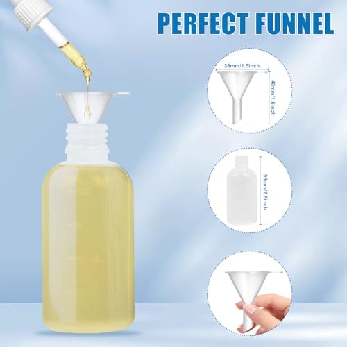 100ml Glue Precision Tip Applicator Bottle,Needle Tip Squeeze Bottle with 14ga 16ga 18ga 20ga 25ga Blunt Needle Oiler and Storage Caps