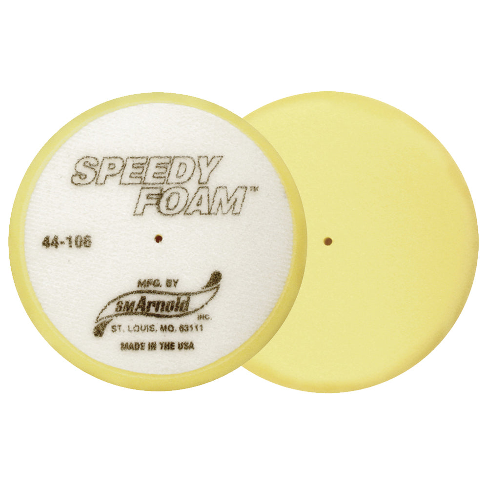 SM Arnold Speedy Foam Buffing Pad, 44-106 - 6", Yellow