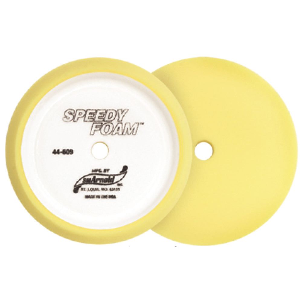SM Arnold Speedy Foam Buffing Pad, 44-609 - 9", Yellow