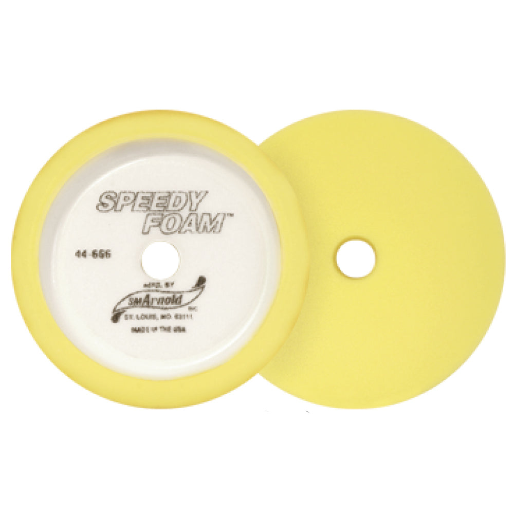 SM Arnold Speedy Foam Buffing Pad, 44-666 - 7", Yellow