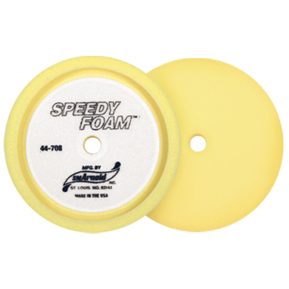 SM Arnold Speedy Foam Buffing Pad, 44-708 - 8", Yellow