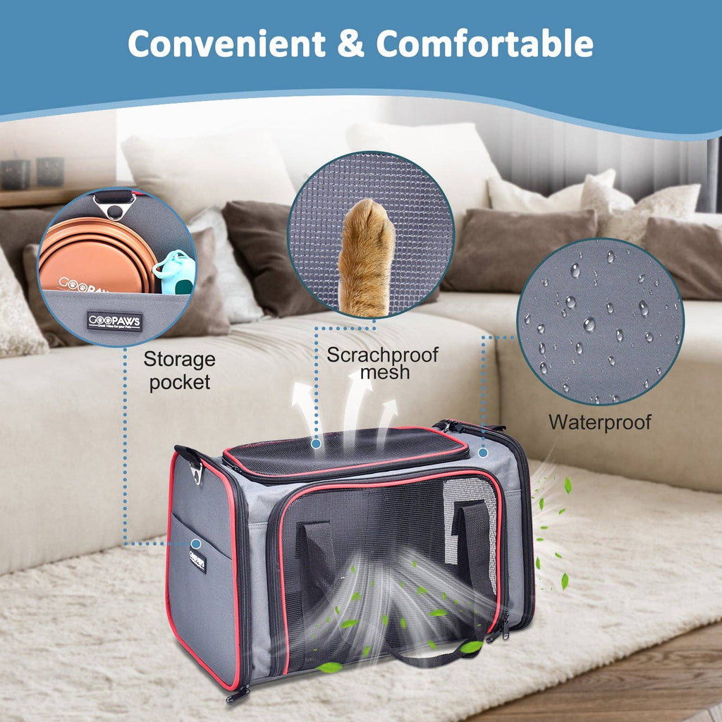 Jespet Soft-Sided Travel Small Dog & Cat Carrier